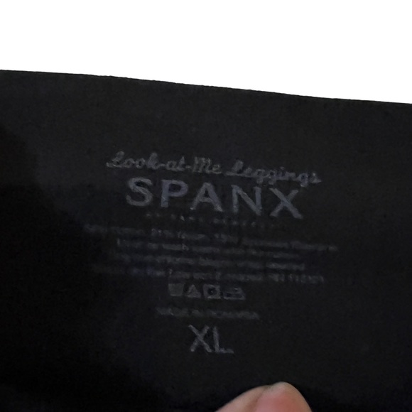 Spanx Look At Me Leggings Black Size XL - Picture 2 of 3